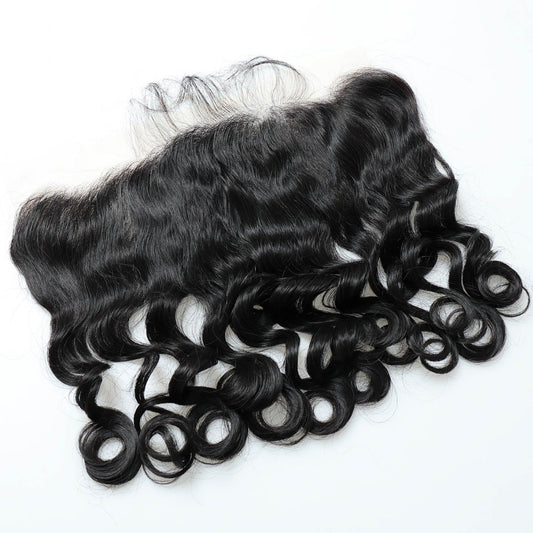 13x4 CURLY AND WAVY TRANSPARENT LACE FRONTALS